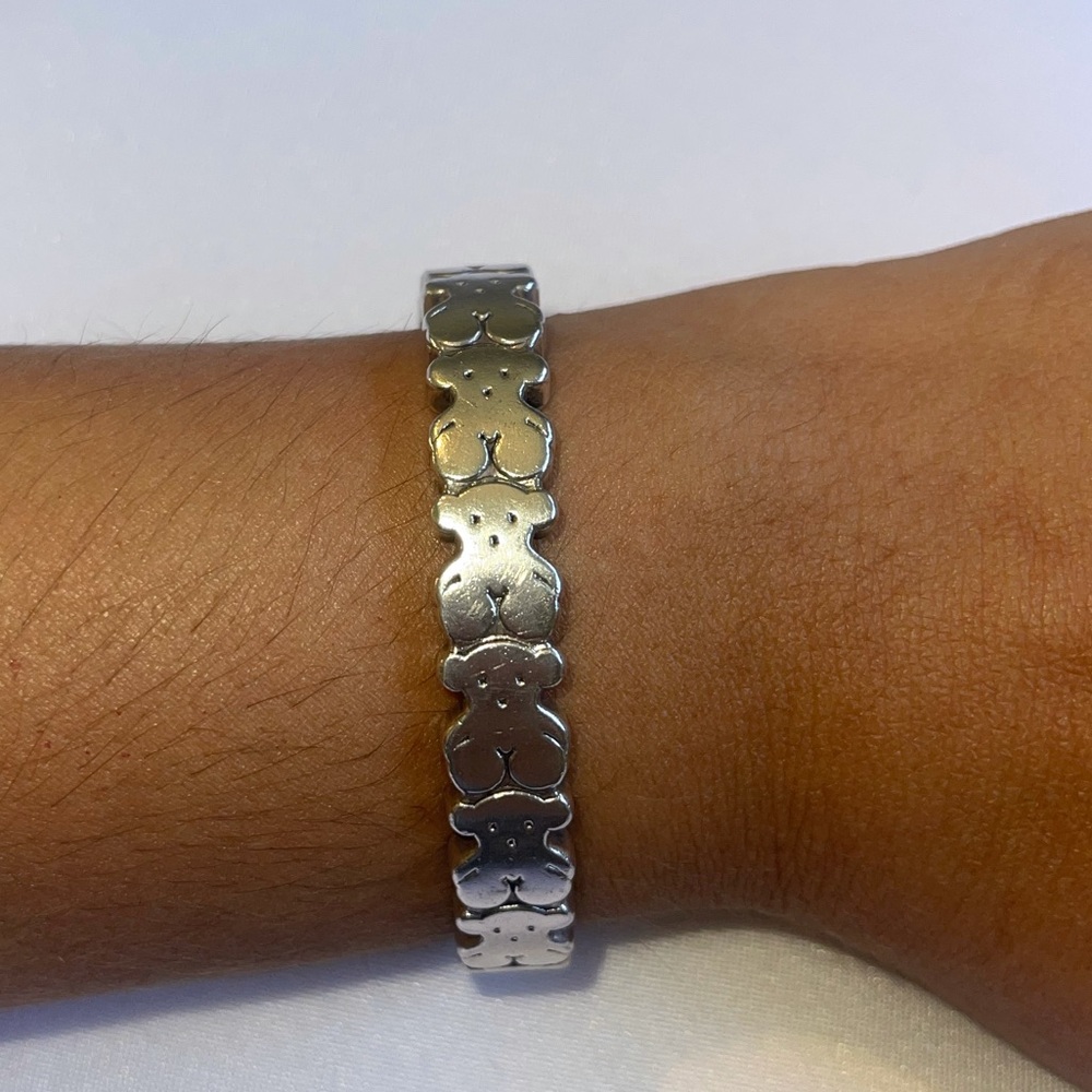 Tous Silver Sweet Dolls bears Bracelet